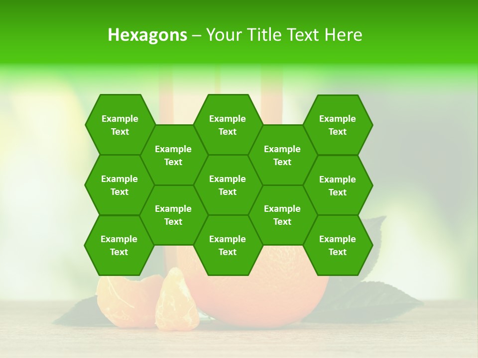 Table Healthy Ripe PowerPoint Template