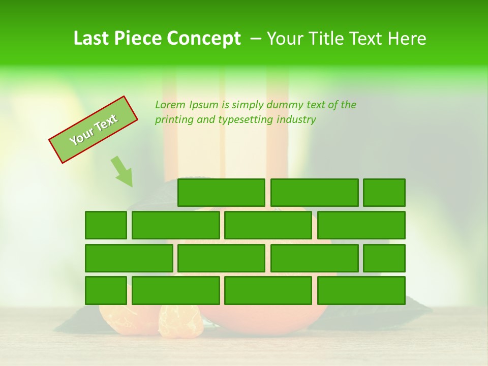 Table Healthy Ripe PowerPoint Template