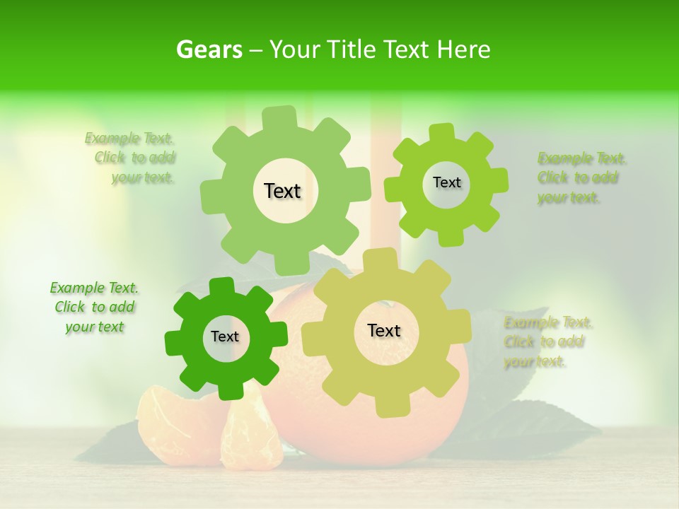 Table Healthy Ripe PowerPoint Template