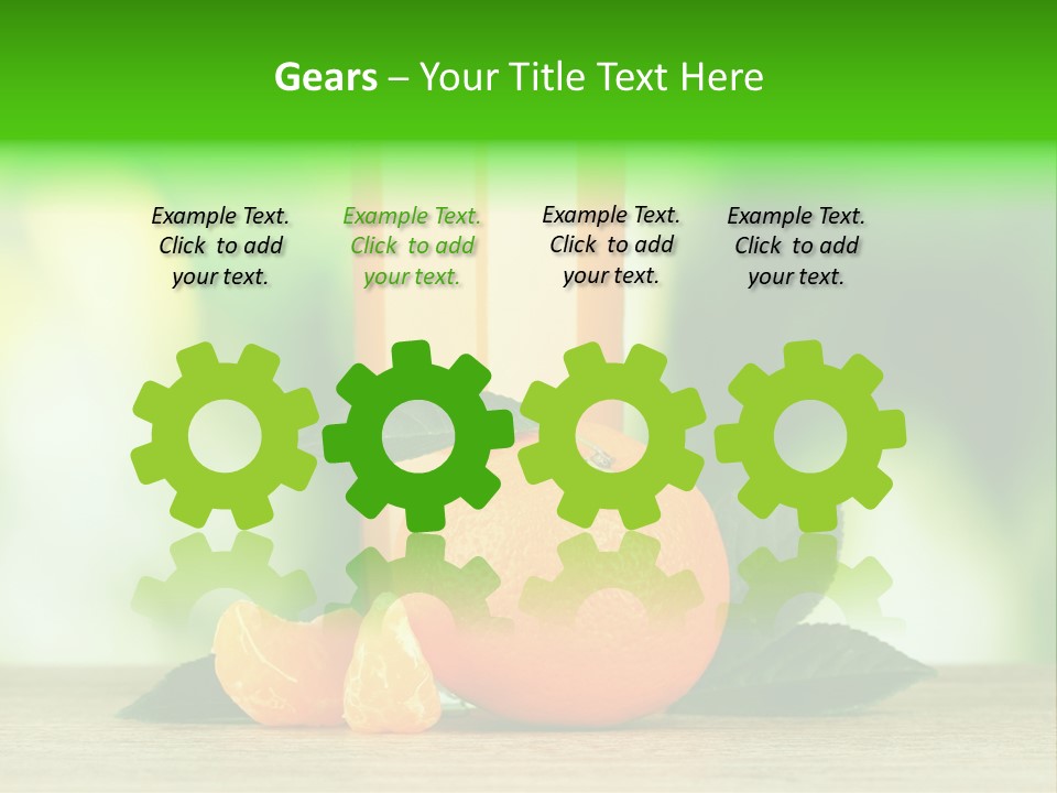 Table Healthy Ripe PowerPoint Template