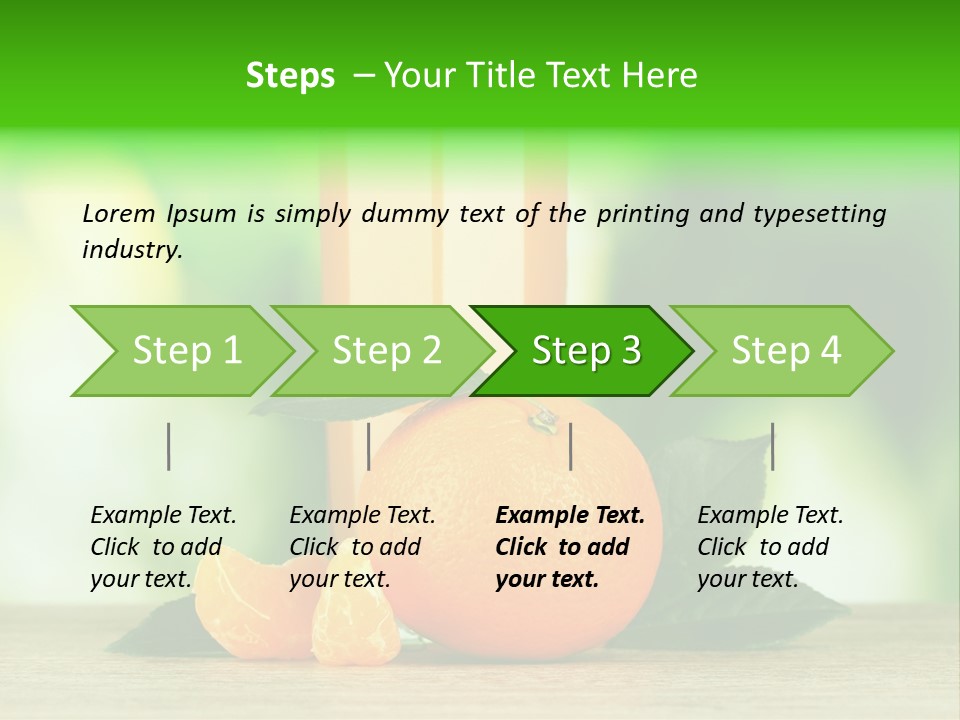 Table Healthy Ripe PowerPoint Template