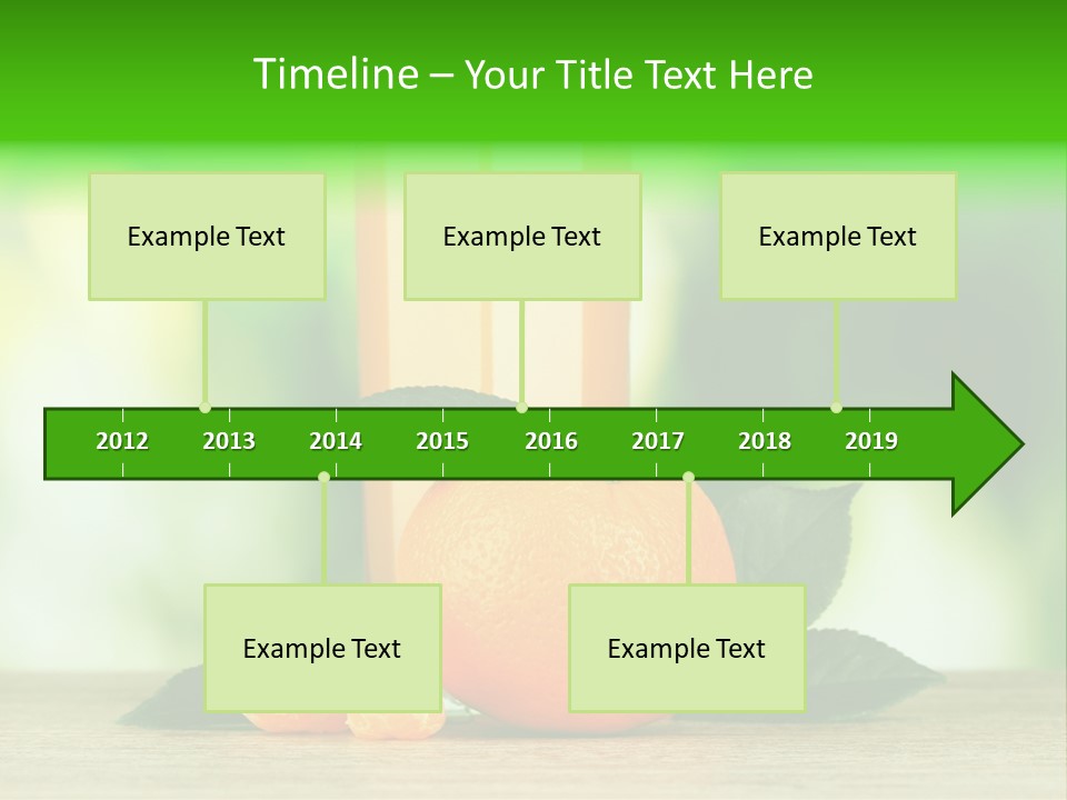 Table Healthy Ripe PowerPoint Template