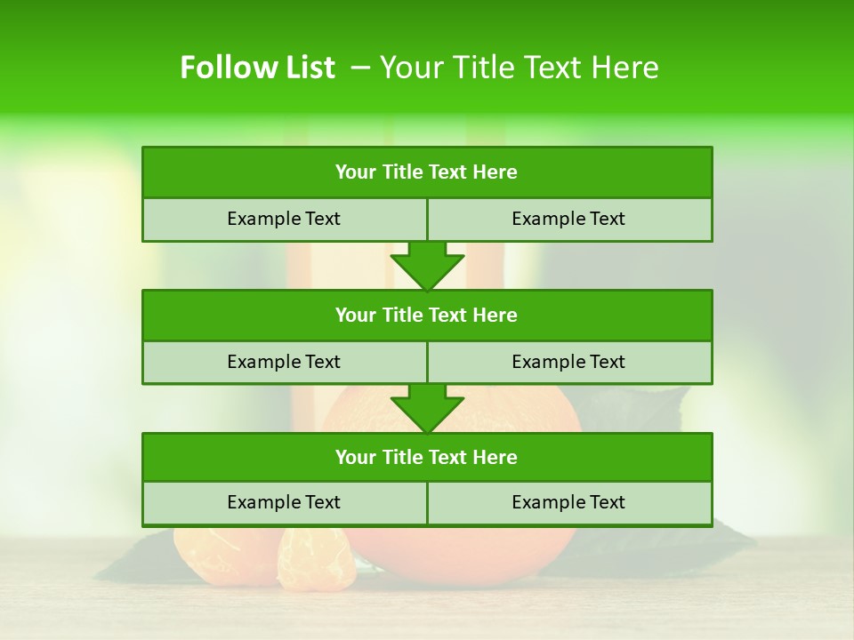 Table Healthy Ripe PowerPoint Template