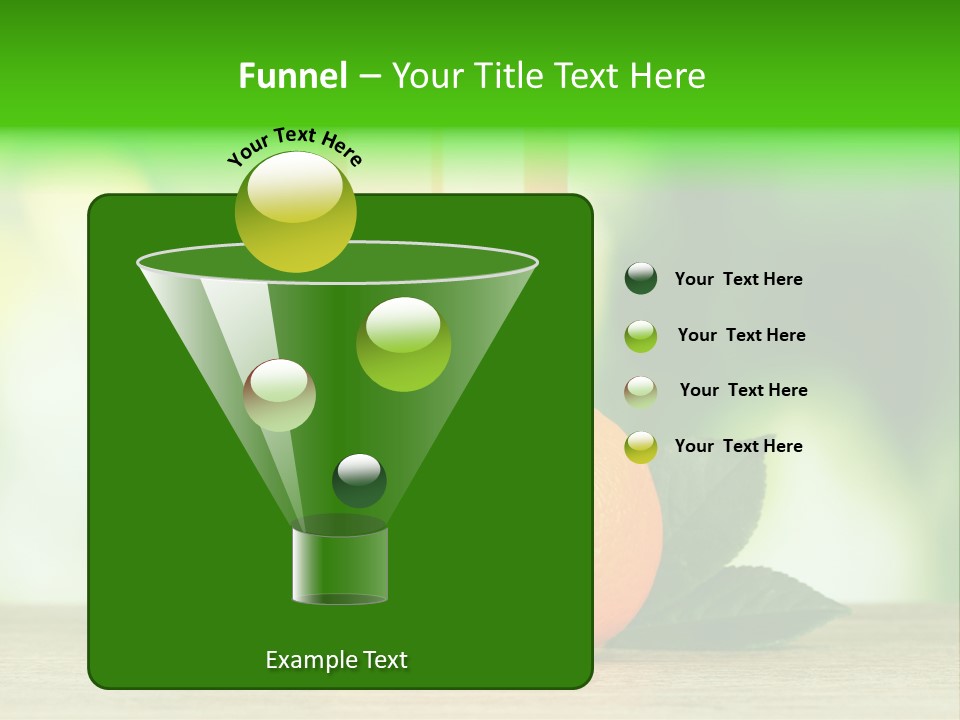 Table Healthy Ripe PowerPoint Template