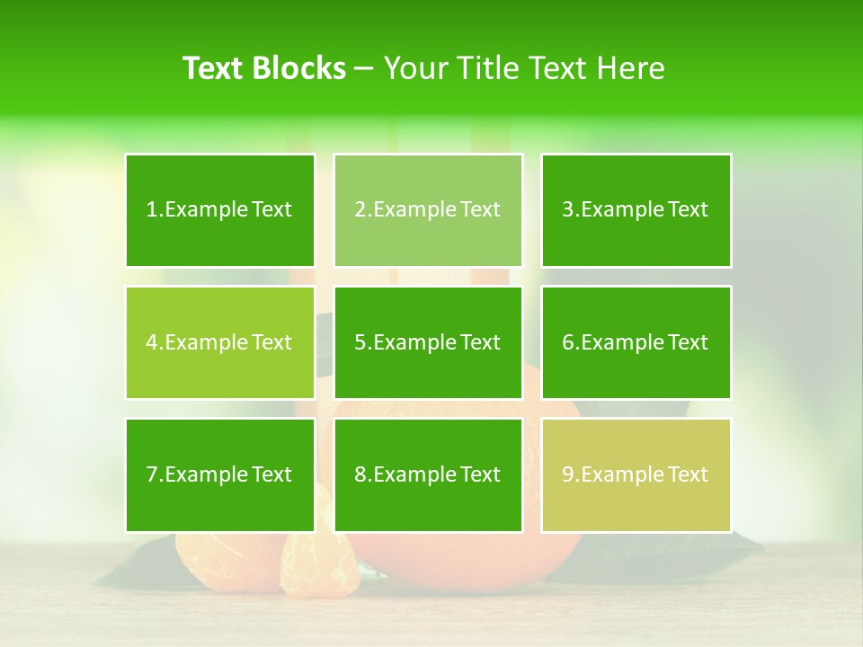 Table Healthy Ripe PowerPoint Template