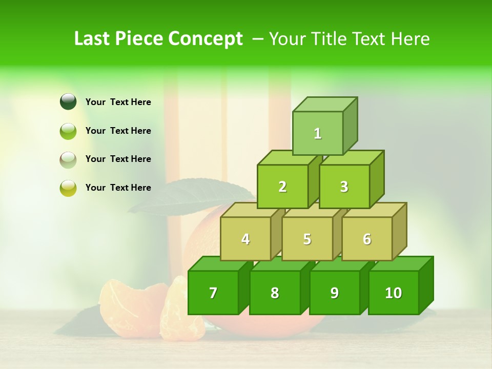 Table Healthy Ripe PowerPoint Template