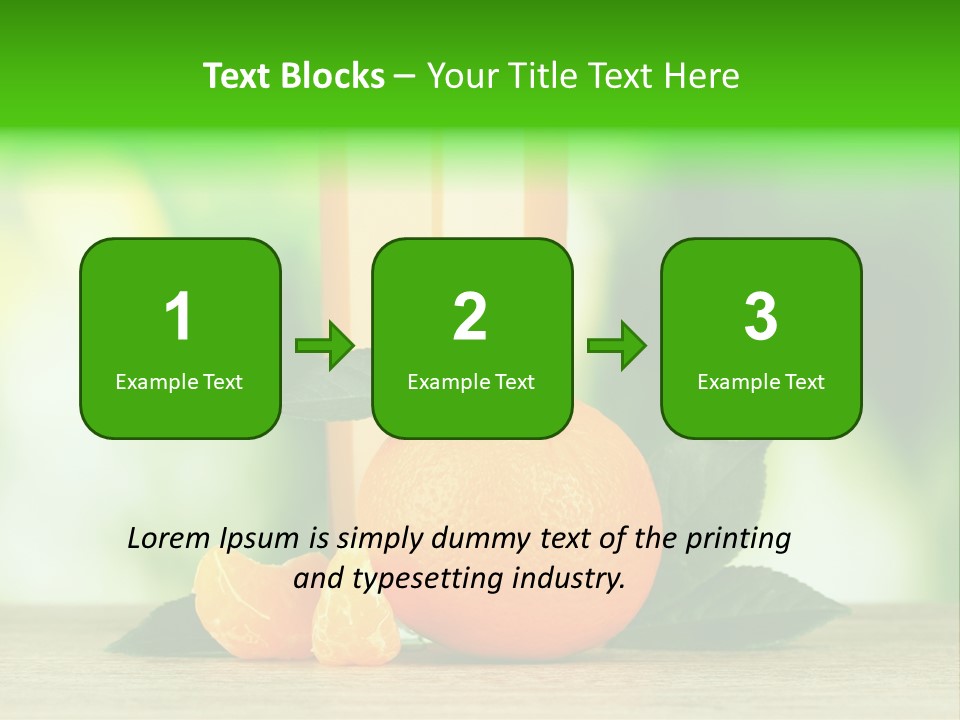 Table Healthy Ripe PowerPoint Template