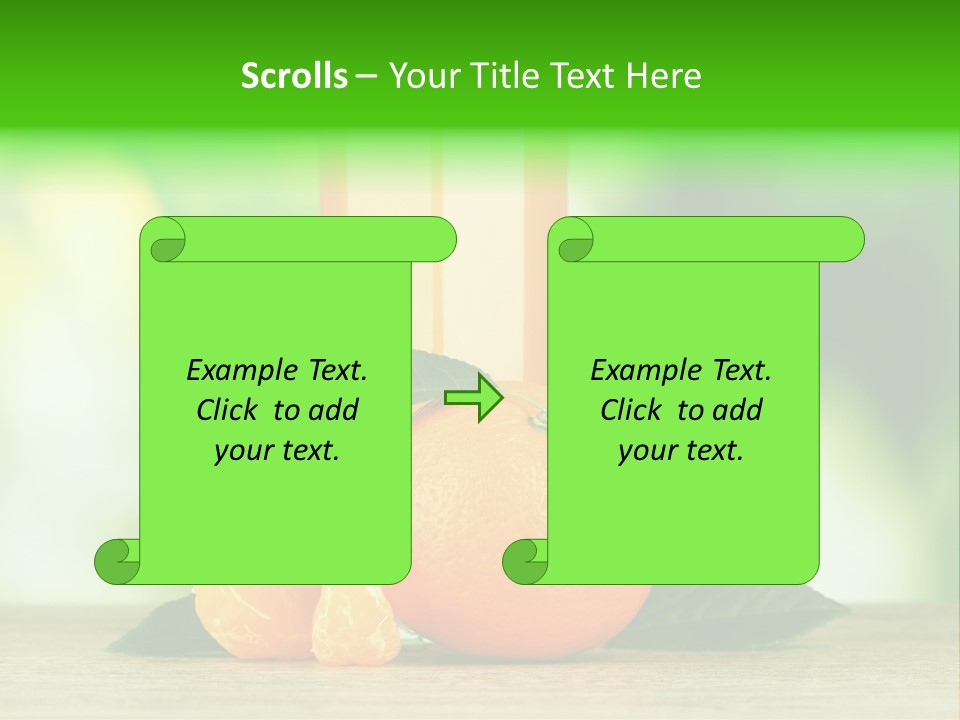 Table Healthy Ripe PowerPoint Template