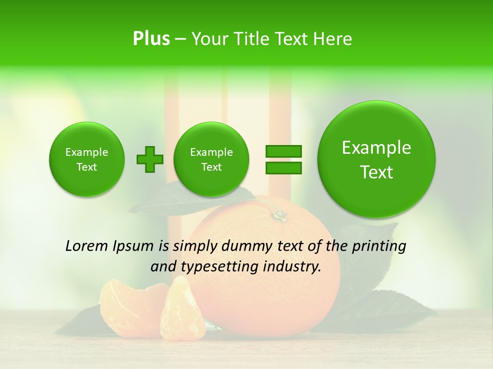 Table Healthy Ripe PowerPoint Template