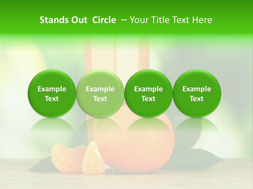 Table Healthy Ripe PowerPoint Template