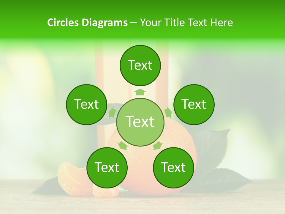 Table Healthy Ripe PowerPoint Template