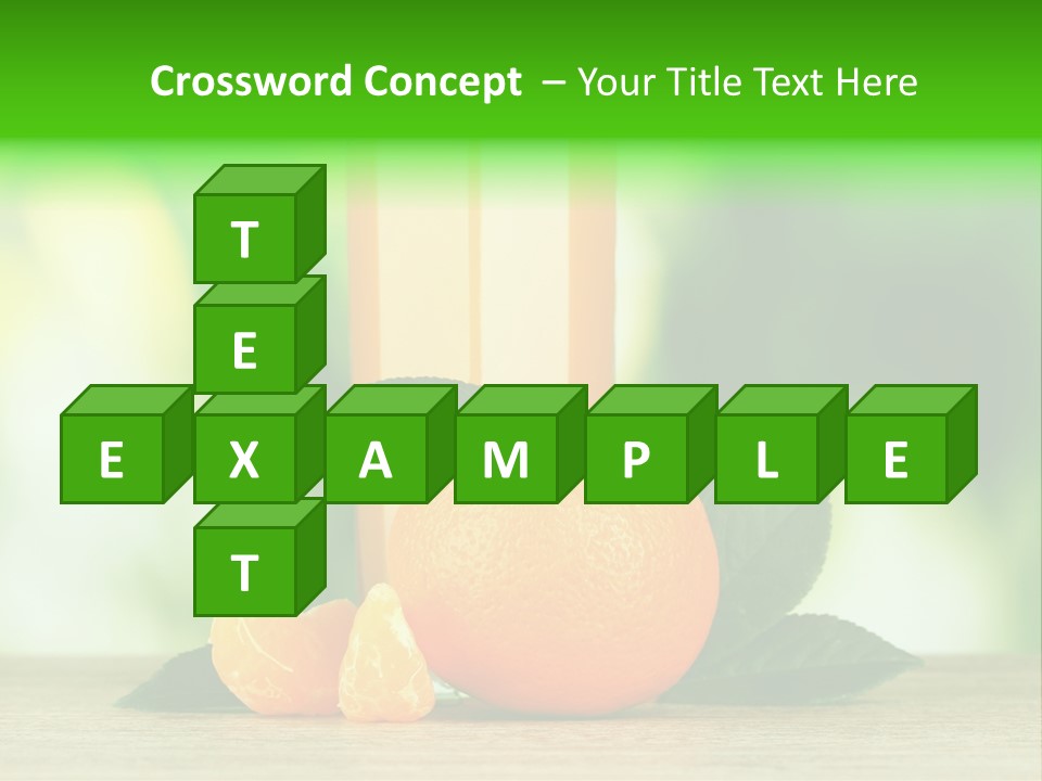 Table Healthy Ripe PowerPoint Template