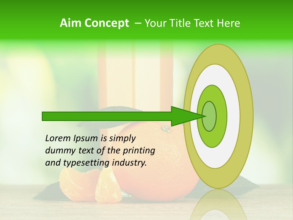 Table Healthy Ripe PowerPoint Template