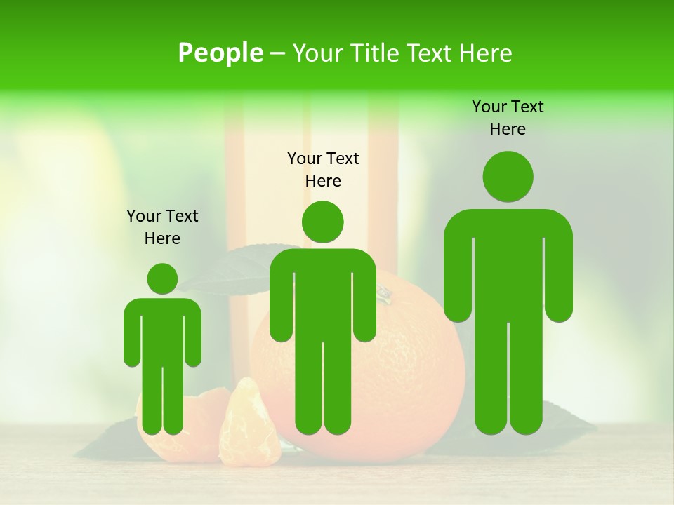 Table Healthy Ripe PowerPoint Template