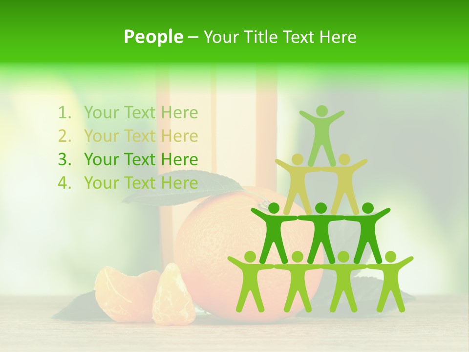 Table Healthy Ripe PowerPoint Template