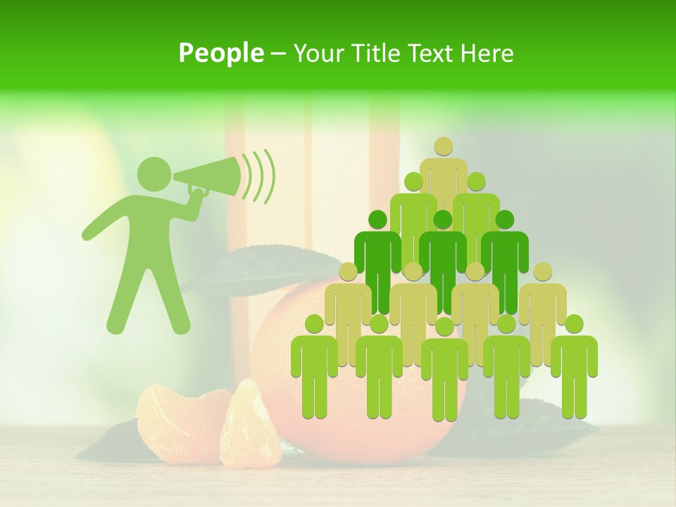 Table Healthy Ripe PowerPoint Template