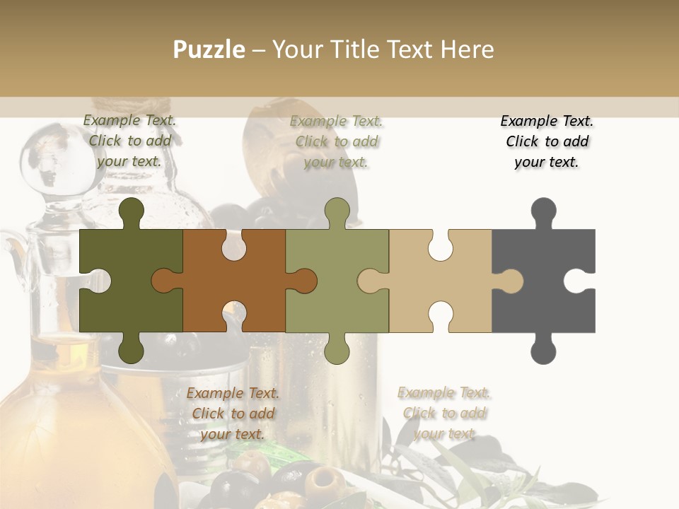 Closeup Canned Metal PowerPoint Template