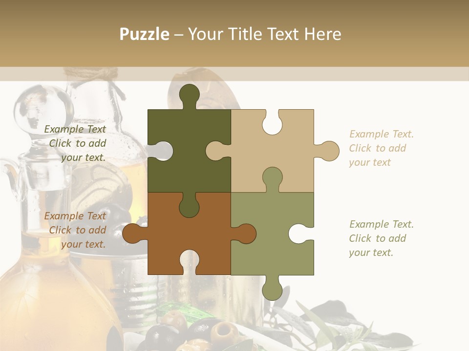 Closeup Canned Metal PowerPoint Template