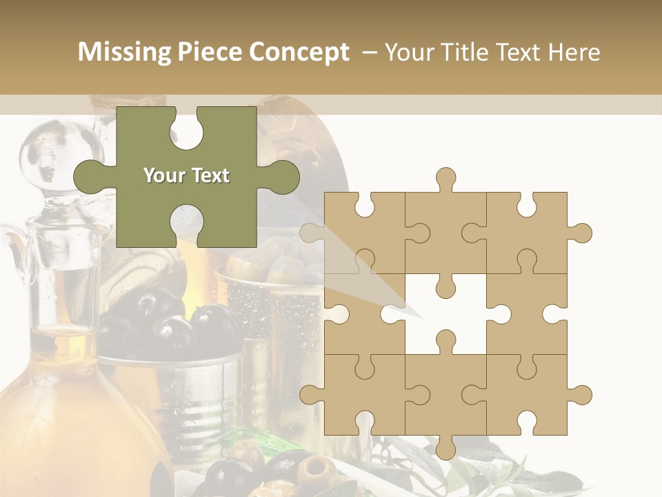 Closeup Canned Metal PowerPoint Template