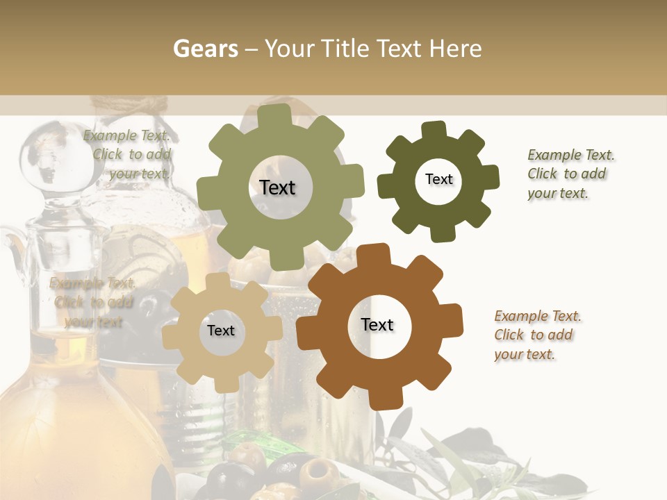 Closeup Canned Metal PowerPoint Template