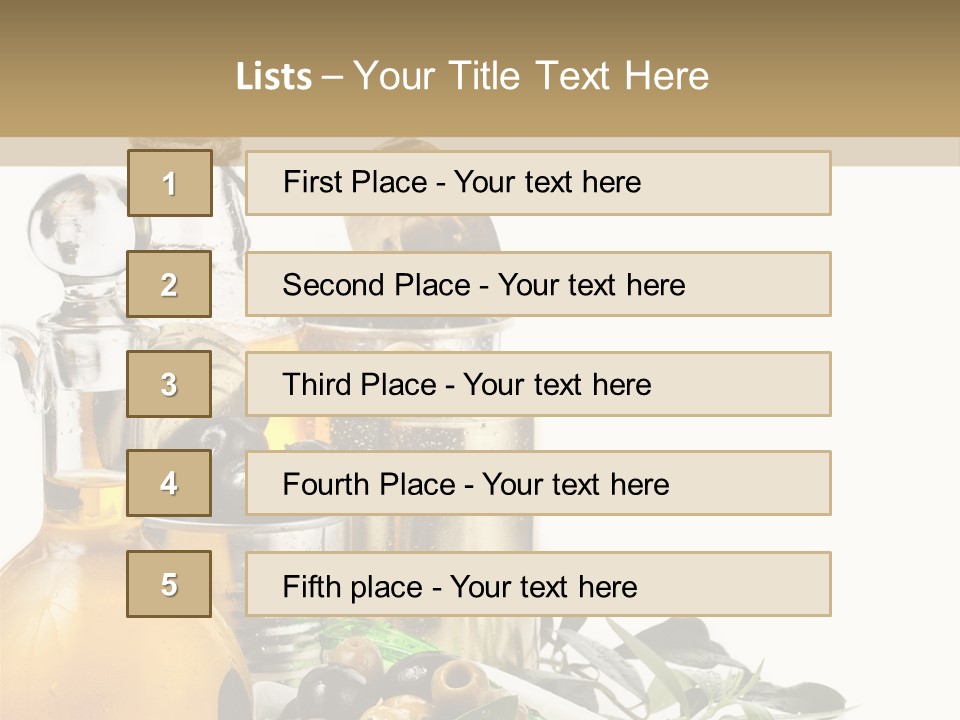 Closeup Canned Metal PowerPoint Template
