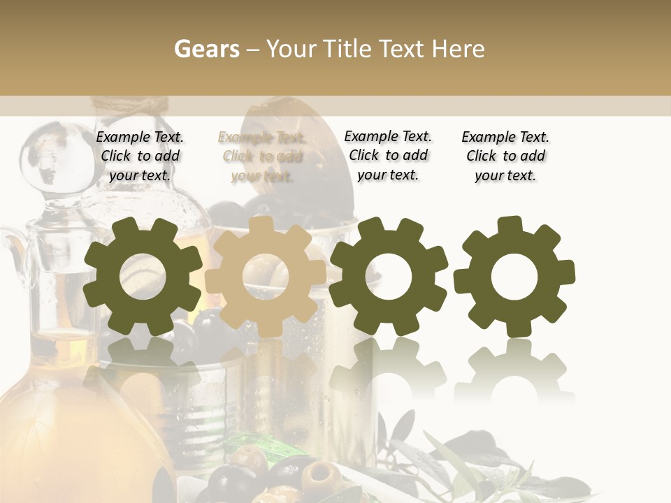 Closeup Canned Metal PowerPoint Template