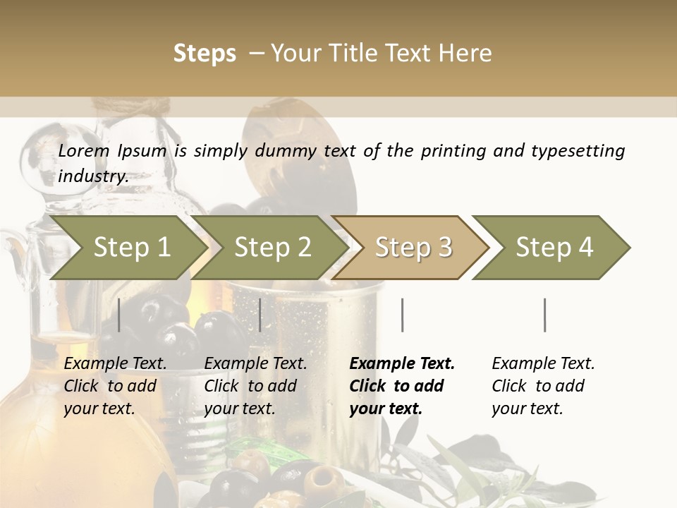 Closeup Canned Metal PowerPoint Template
