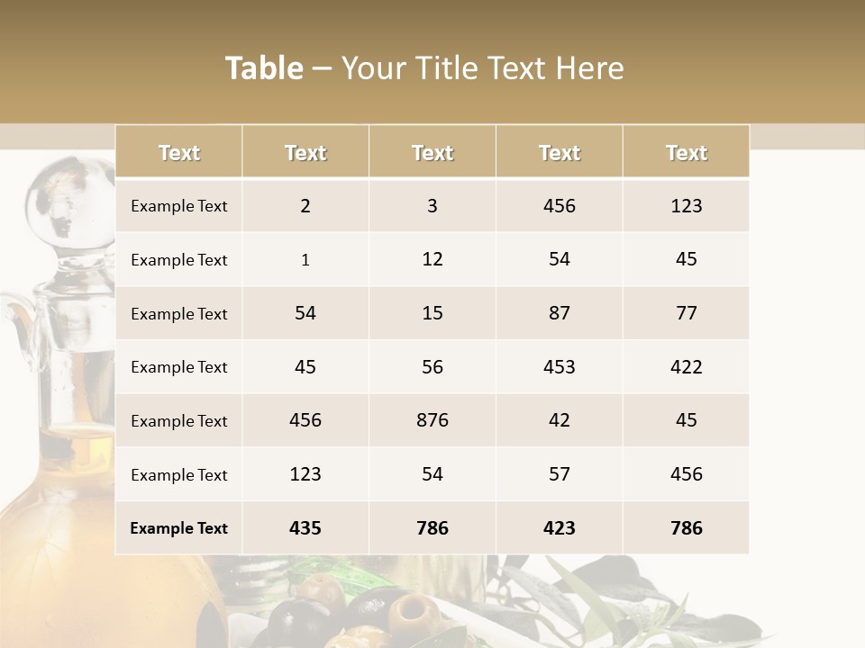 Closeup Canned Metal PowerPoint Template