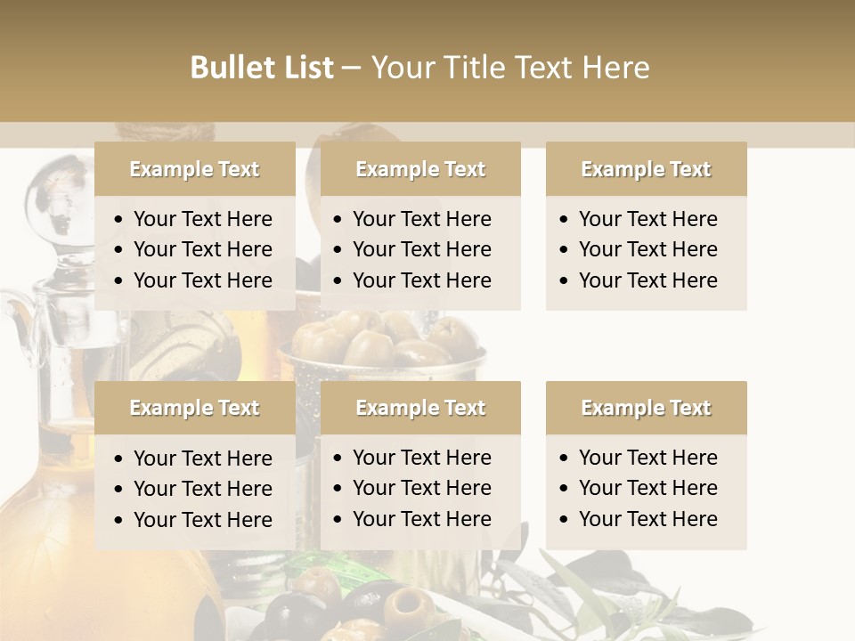 Closeup Canned Metal PowerPoint Template
