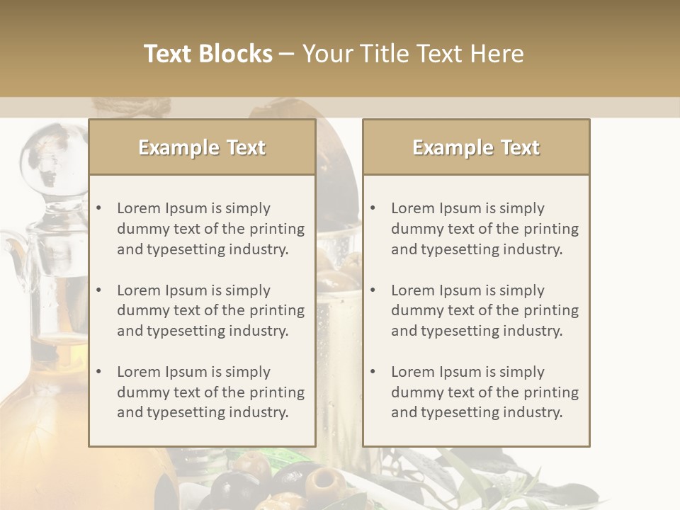 Closeup Canned Metal PowerPoint Template