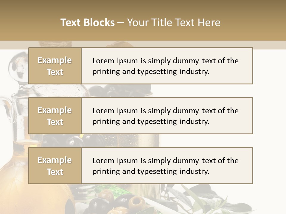Closeup Canned Metal PowerPoint Template