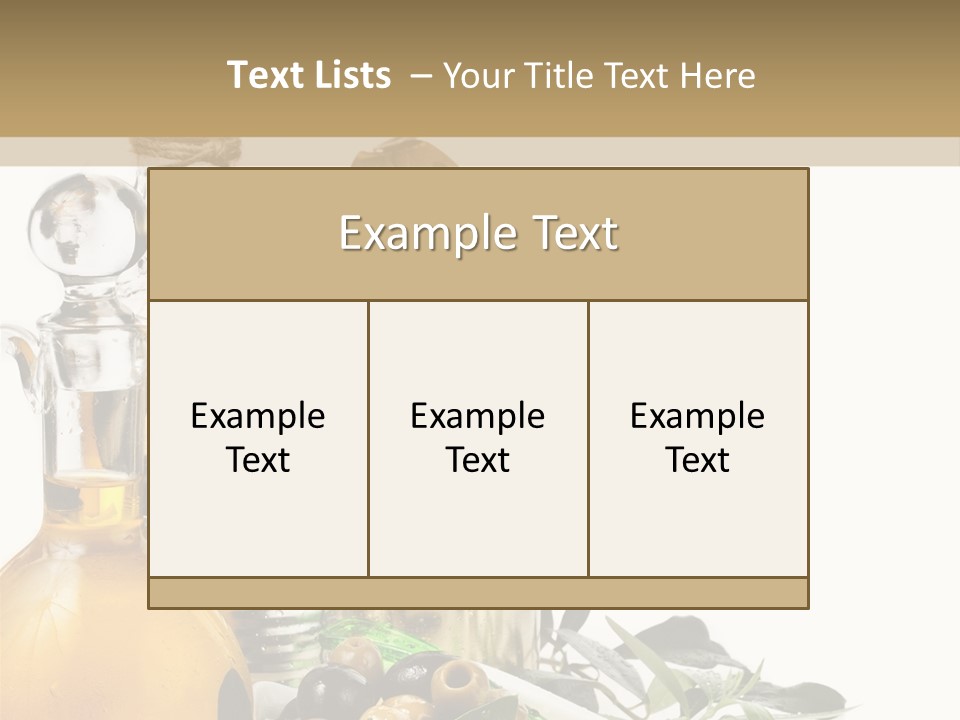 Closeup Canned Metal PowerPoint Template