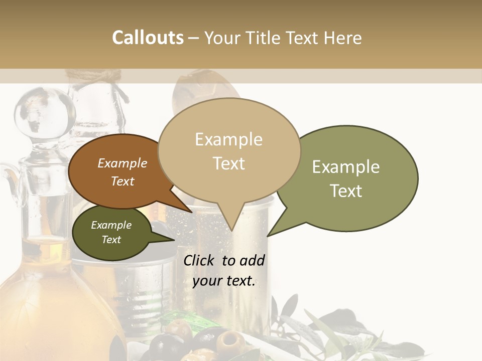 Closeup Canned Metal PowerPoint Template