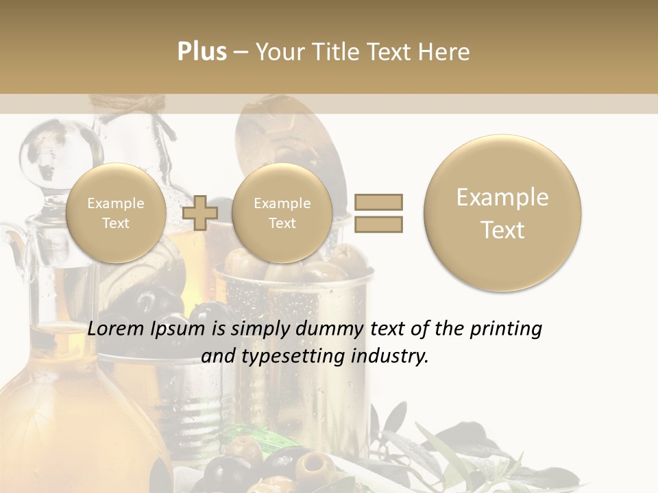 Closeup Canned Metal PowerPoint Template