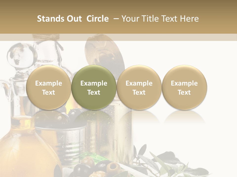 Closeup Canned Metal PowerPoint Template