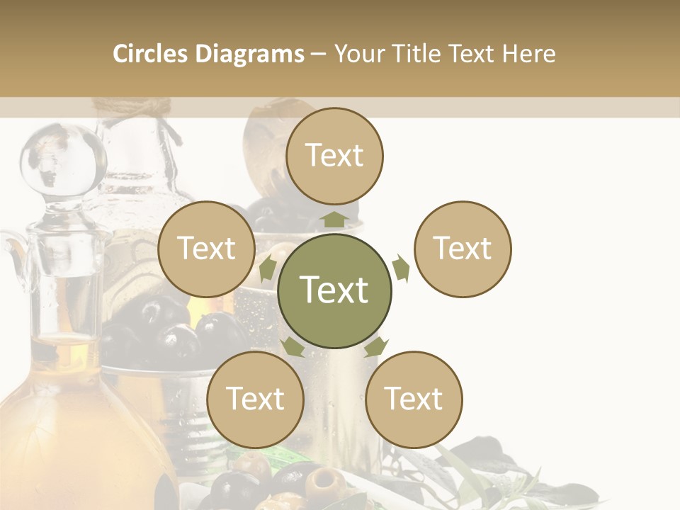 Closeup Canned Metal PowerPoint Template