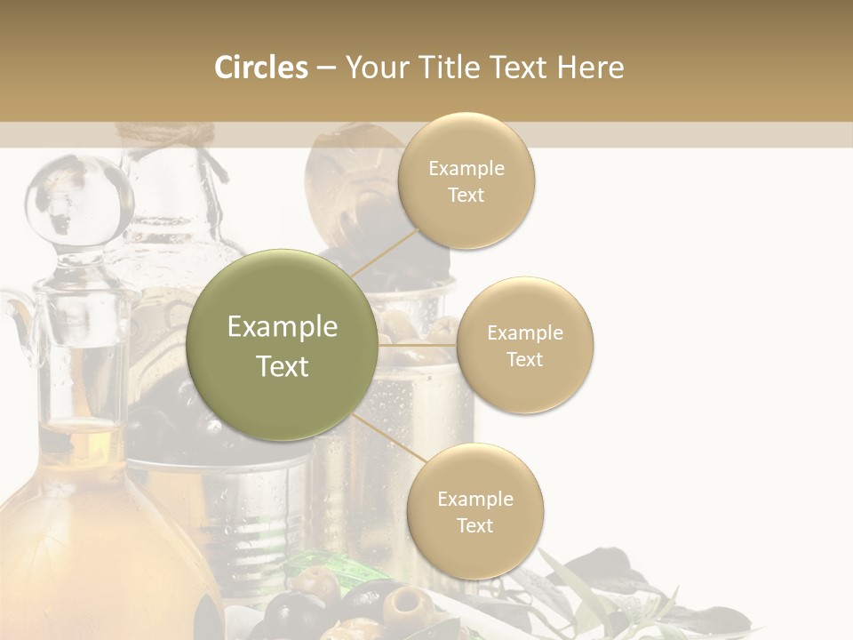 Closeup Canned Metal PowerPoint Template