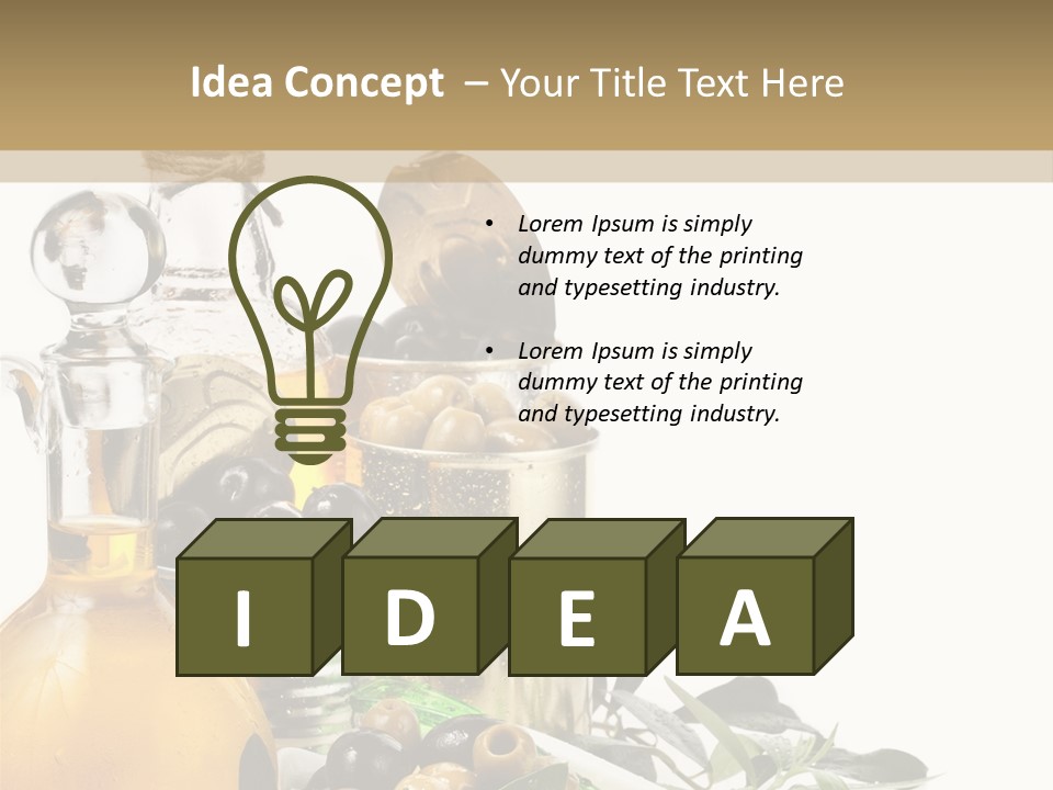 Closeup Canned Metal PowerPoint Template