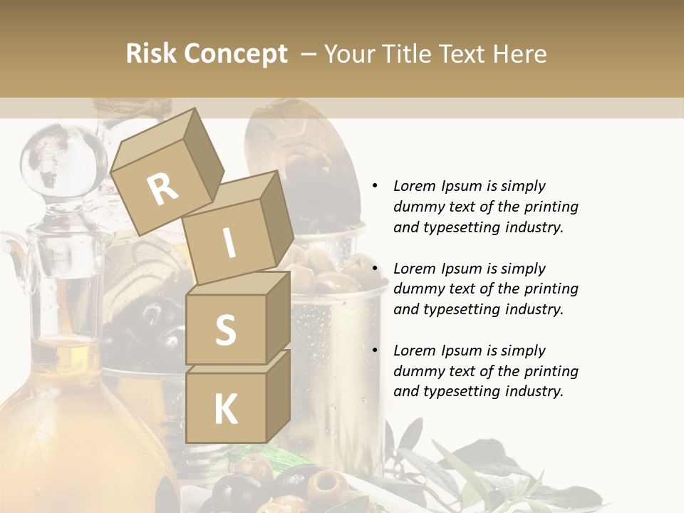 Closeup Canned Metal PowerPoint Template