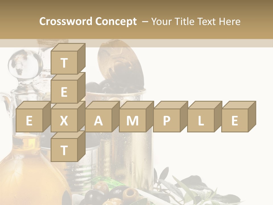 Closeup Canned Metal PowerPoint Template
