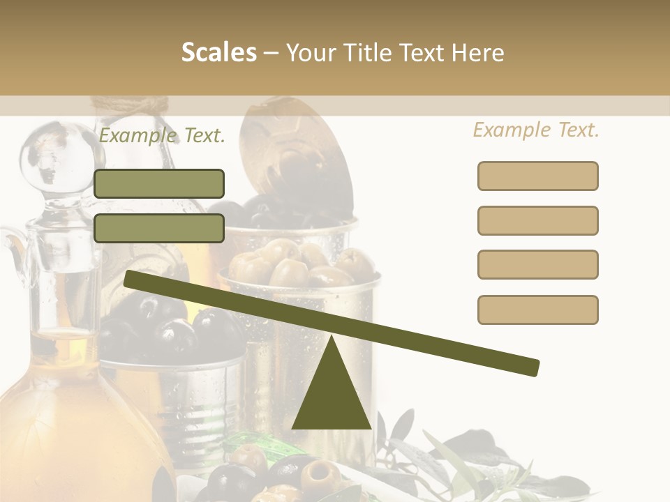 Closeup Canned Metal PowerPoint Template