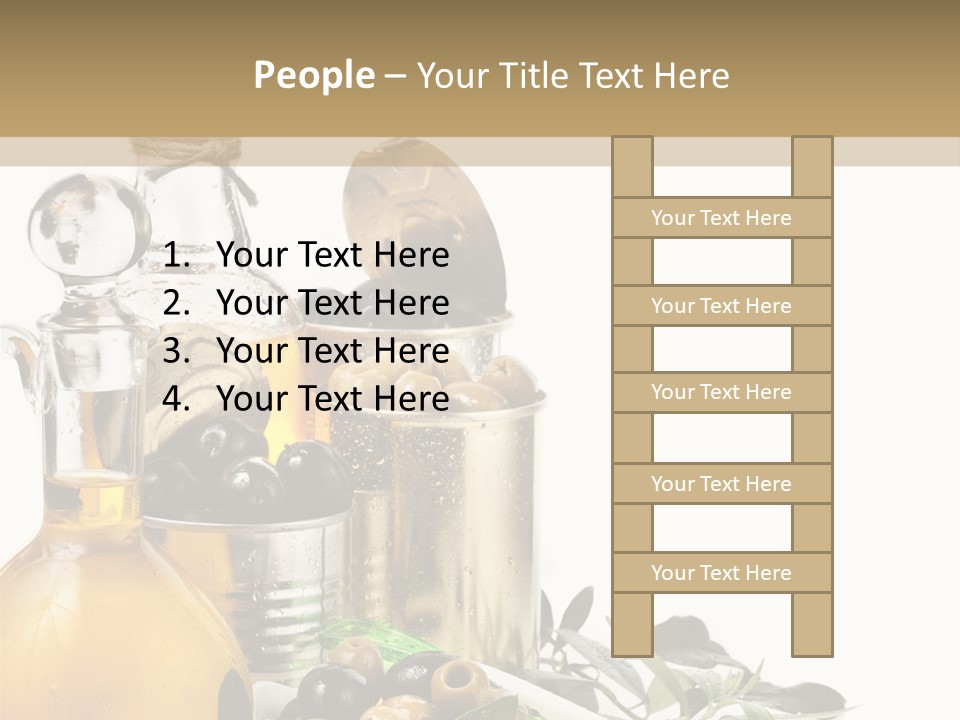 Closeup Canned Metal PowerPoint Template