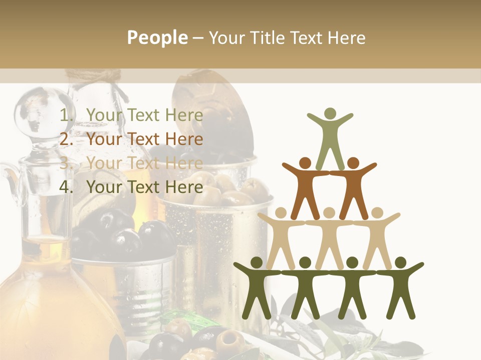 Closeup Canned Metal PowerPoint Template