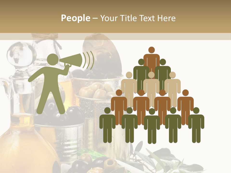 Closeup Canned Metal PowerPoint Template