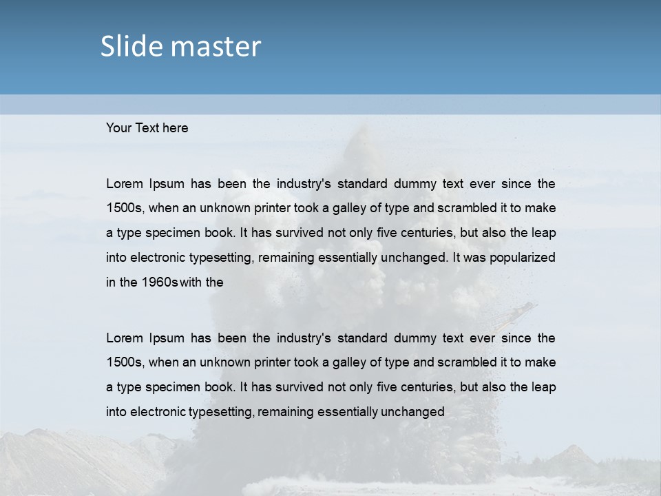 Green Energy Dust PowerPoint Template