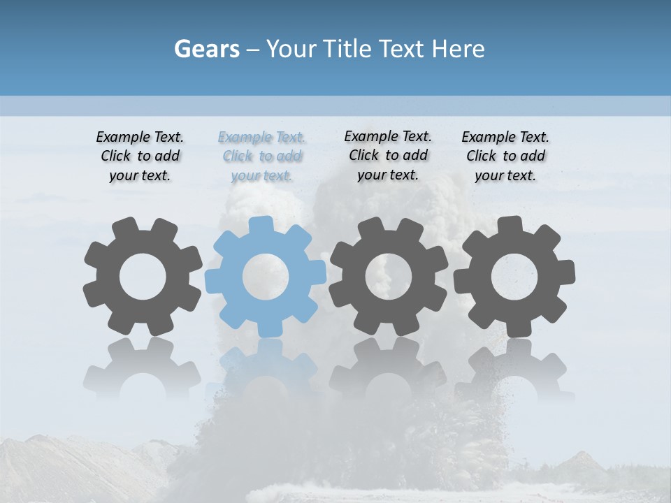 Green Energy Dust PowerPoint Template