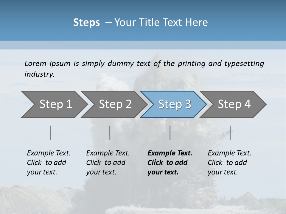 Green Energy Dust PowerPoint Template