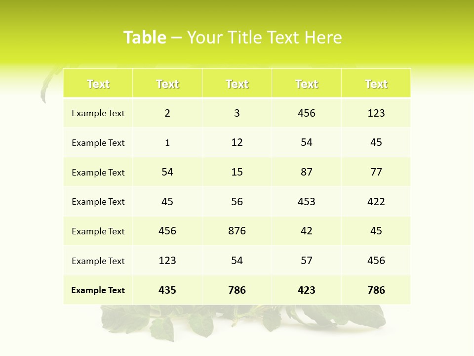 Seasonal Cocktail Cultivate PowerPoint Template