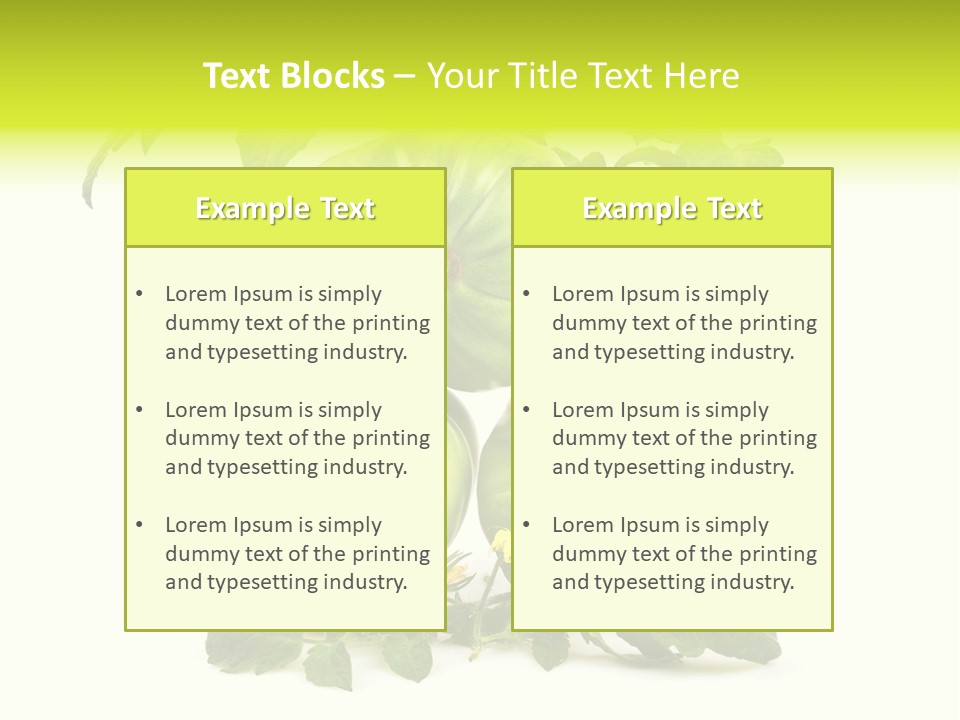 Seasonal Cocktail Cultivate PowerPoint Template