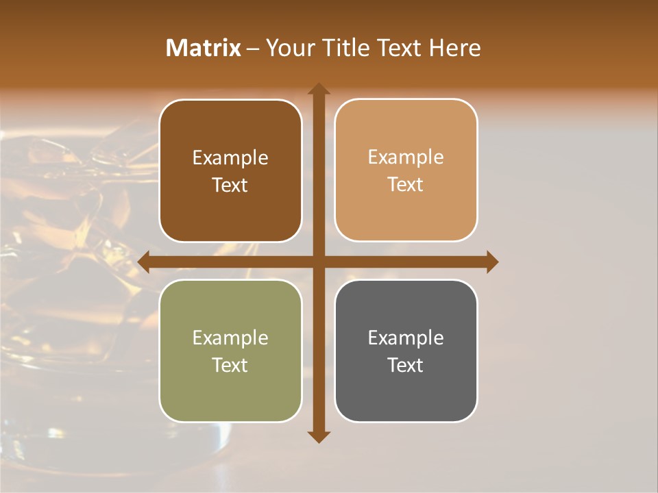 Isolated Mix Rum PowerPoint Template